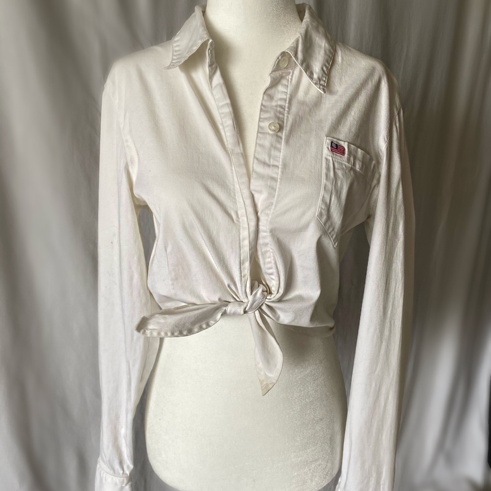 Vintage Ralph Lauren Tied Blouse